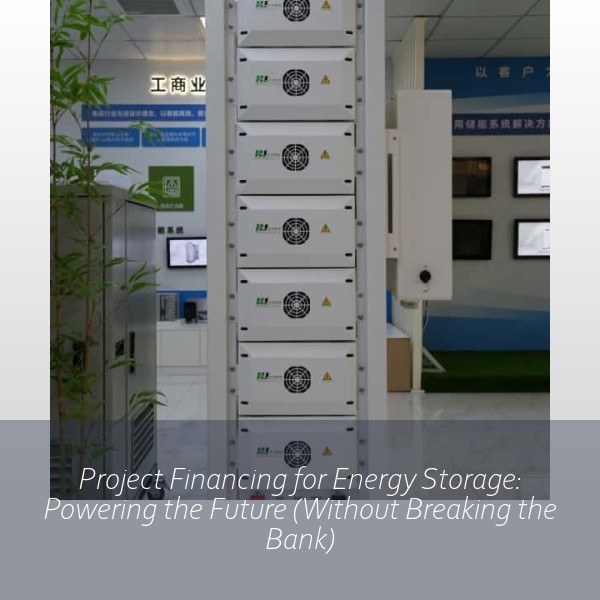 Project Financing for Energy Storage: Powering the Future (Without Breaking the Bank)